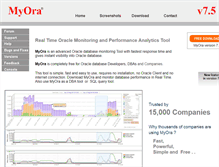 Tablet Screenshot of myorasql.com